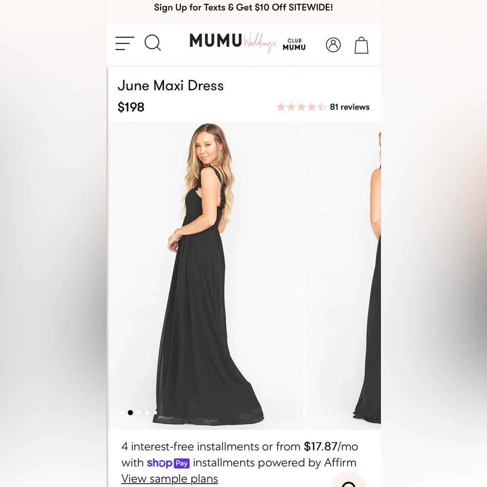 Show me your Mumu June Maxi dress size M